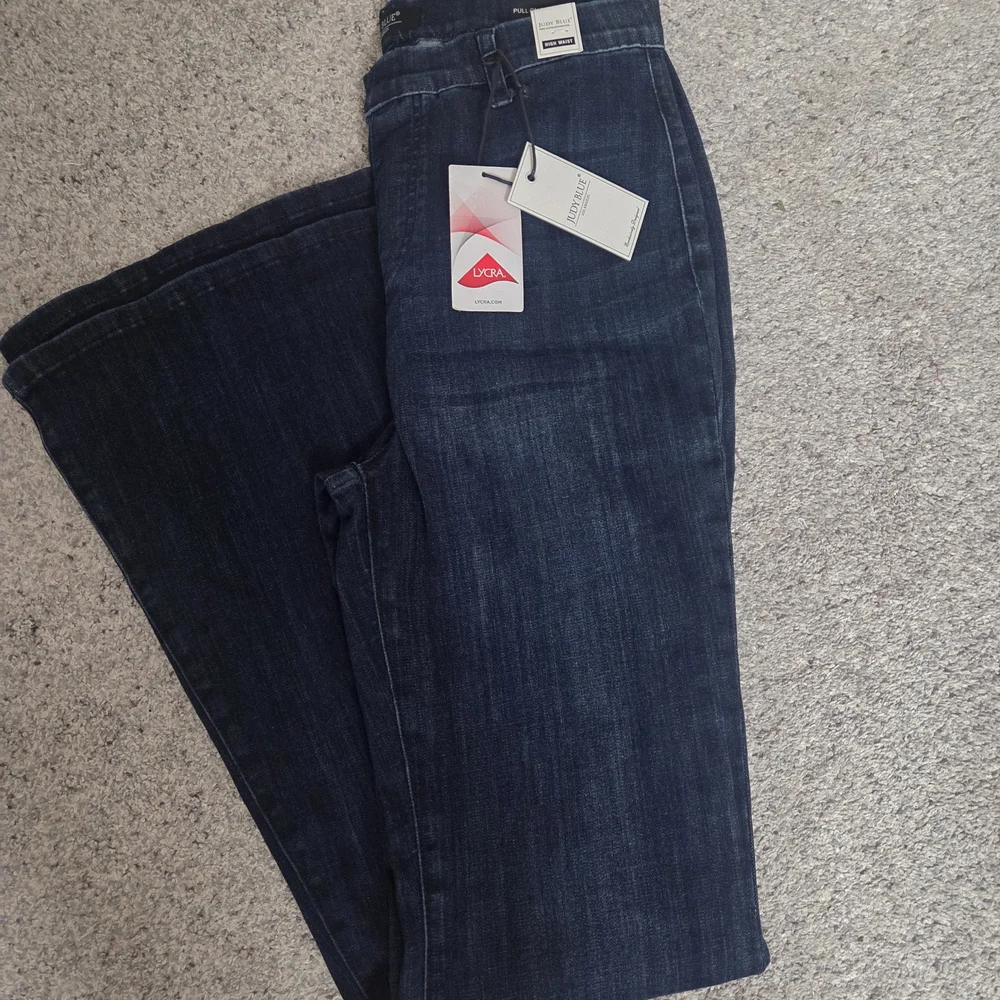 Judy Blue Dark Indigo Flare Jeans - Picture 1 of 3